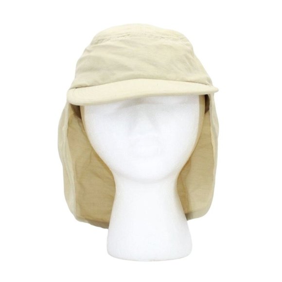 L.L. Bean Other - LL Bean Kids Tan Nylon Buzz Off Insect Shield Summer Trapper Hat Size L